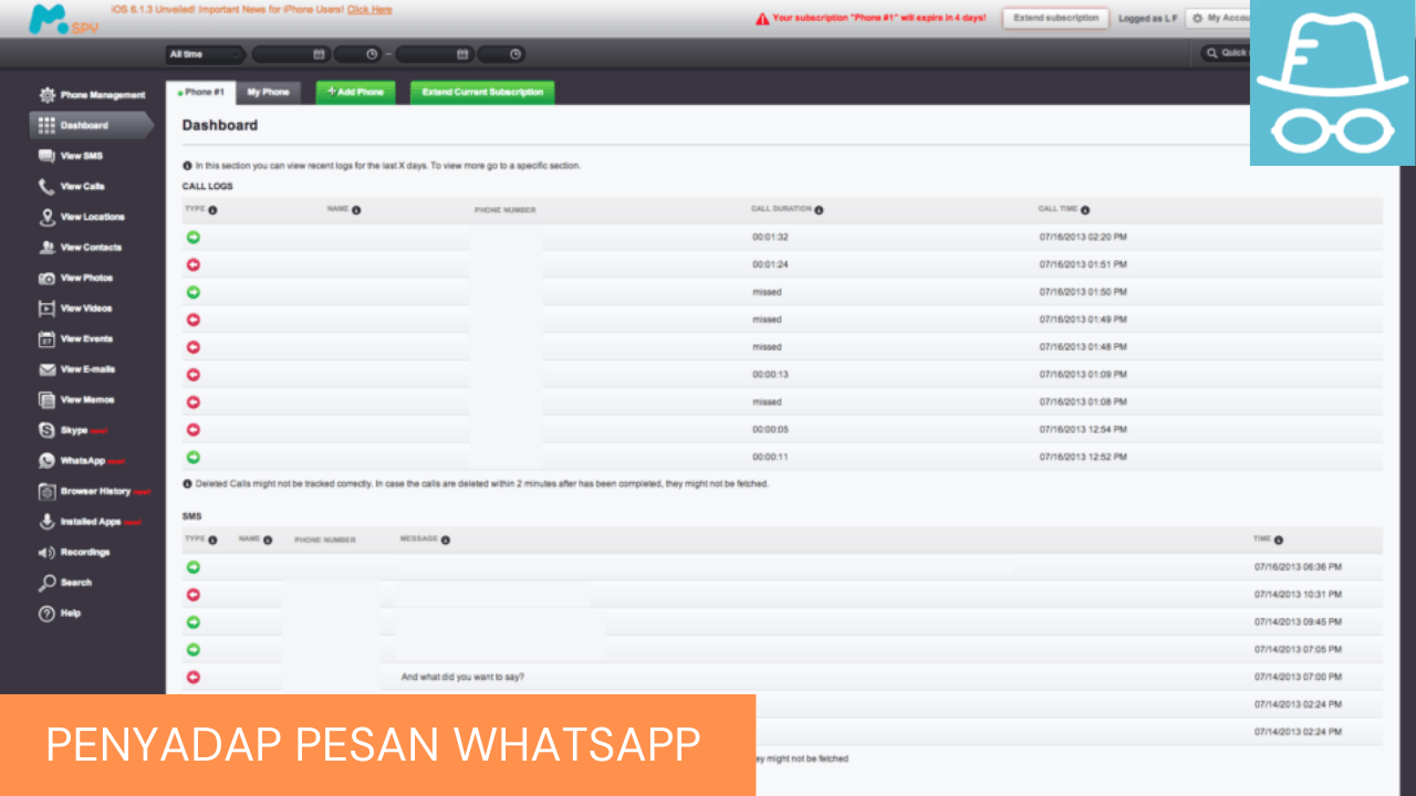 sadap iphone dan android