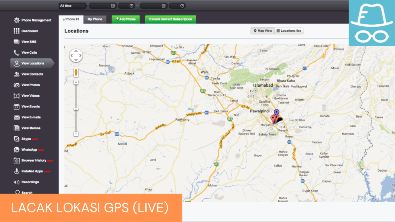 lacak lokasi realtime