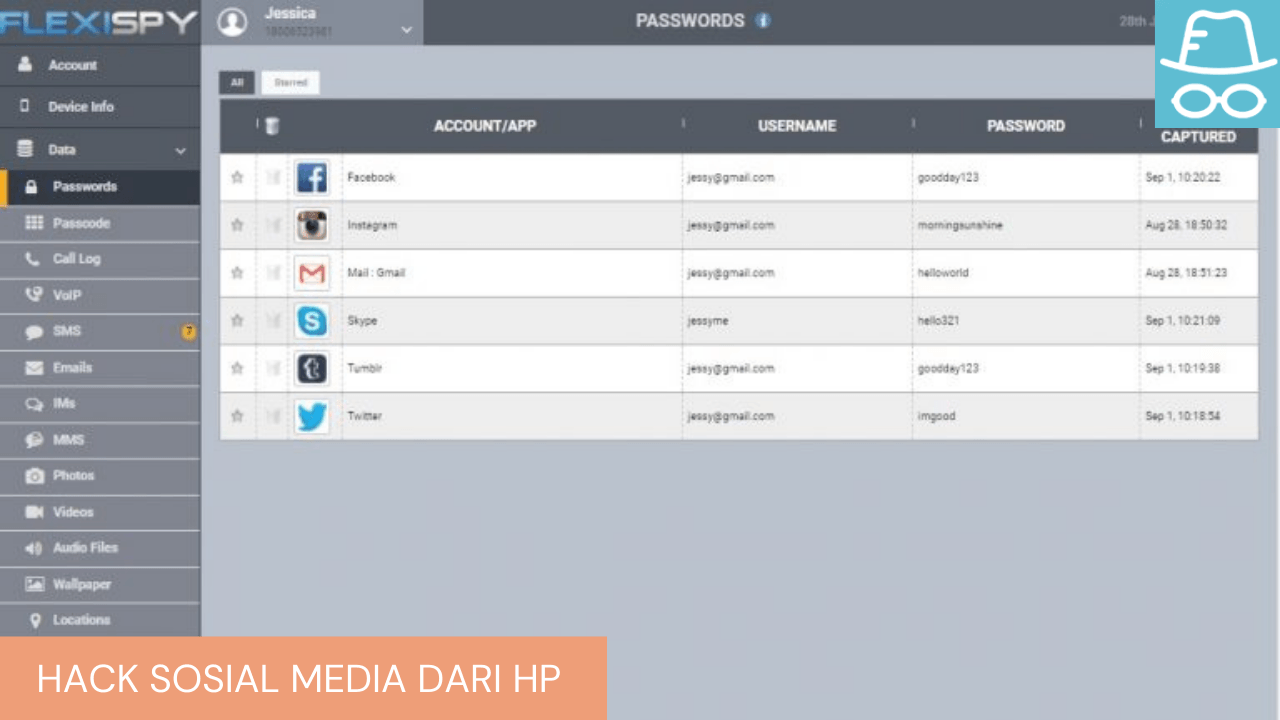 sadap instagram dengan flexispy