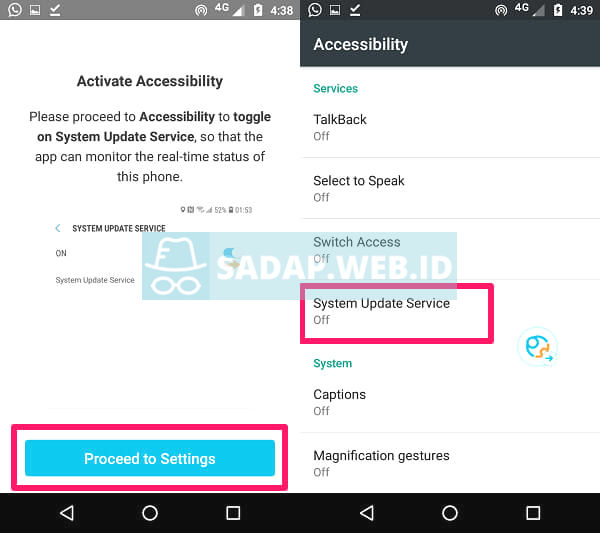 aktifkan aksesibilitas untuk kidsguard pro