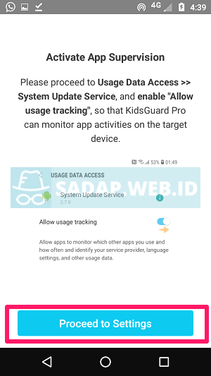 activate app supervision