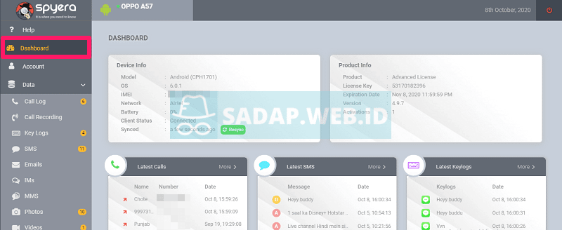 sadap hp spyera jarak jauh