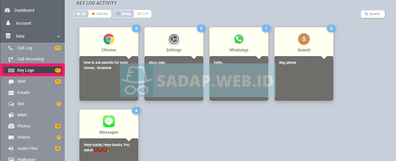 aplikasi keylogger spyera
