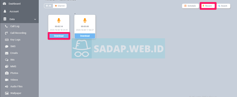 sadap suara sekitar hp