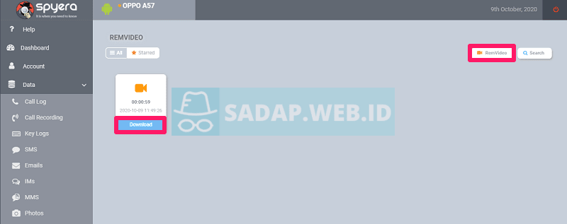 penyadap video lewat kamera