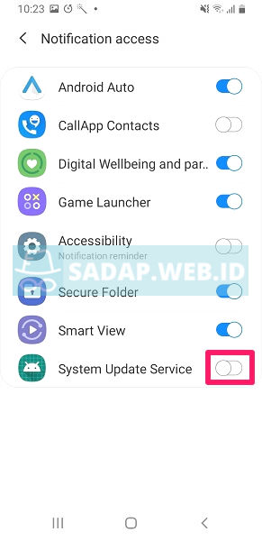 notifikasi akses penyadap aispyer