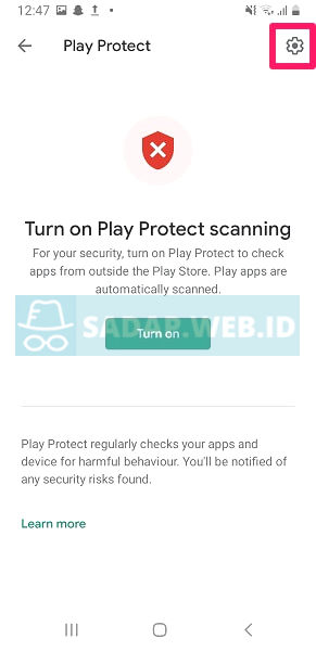 pengaturan play store