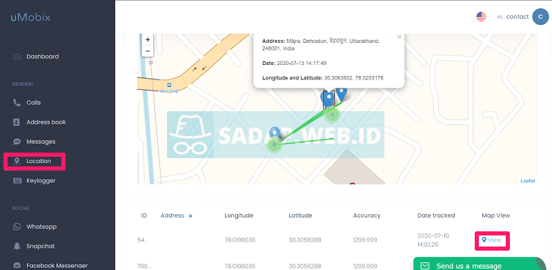 lacak lokasi gps