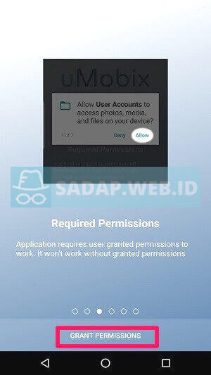 memberikan izin umobix