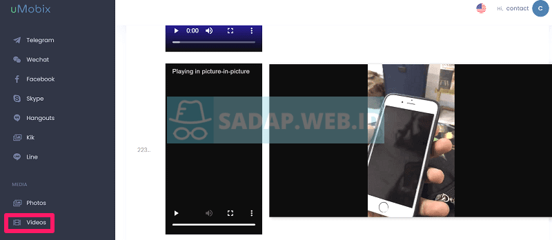 remote video lewat kamera hp