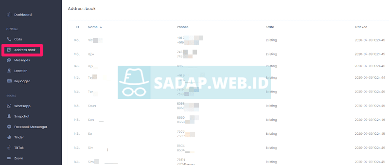 aplikasi sadap phonebook