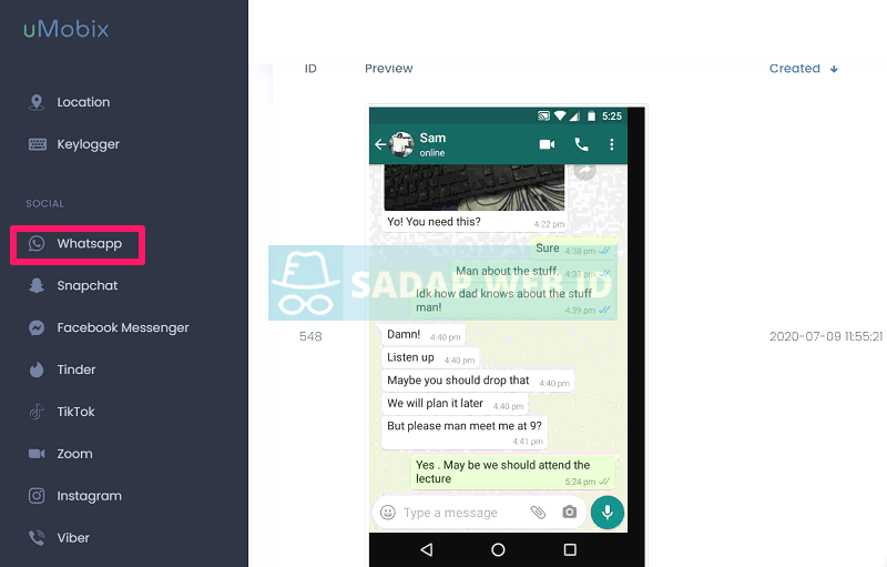 penyadap chat