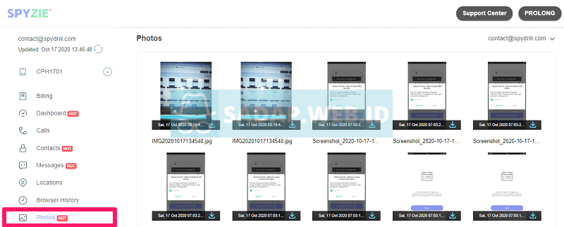 sadap file foto hp
