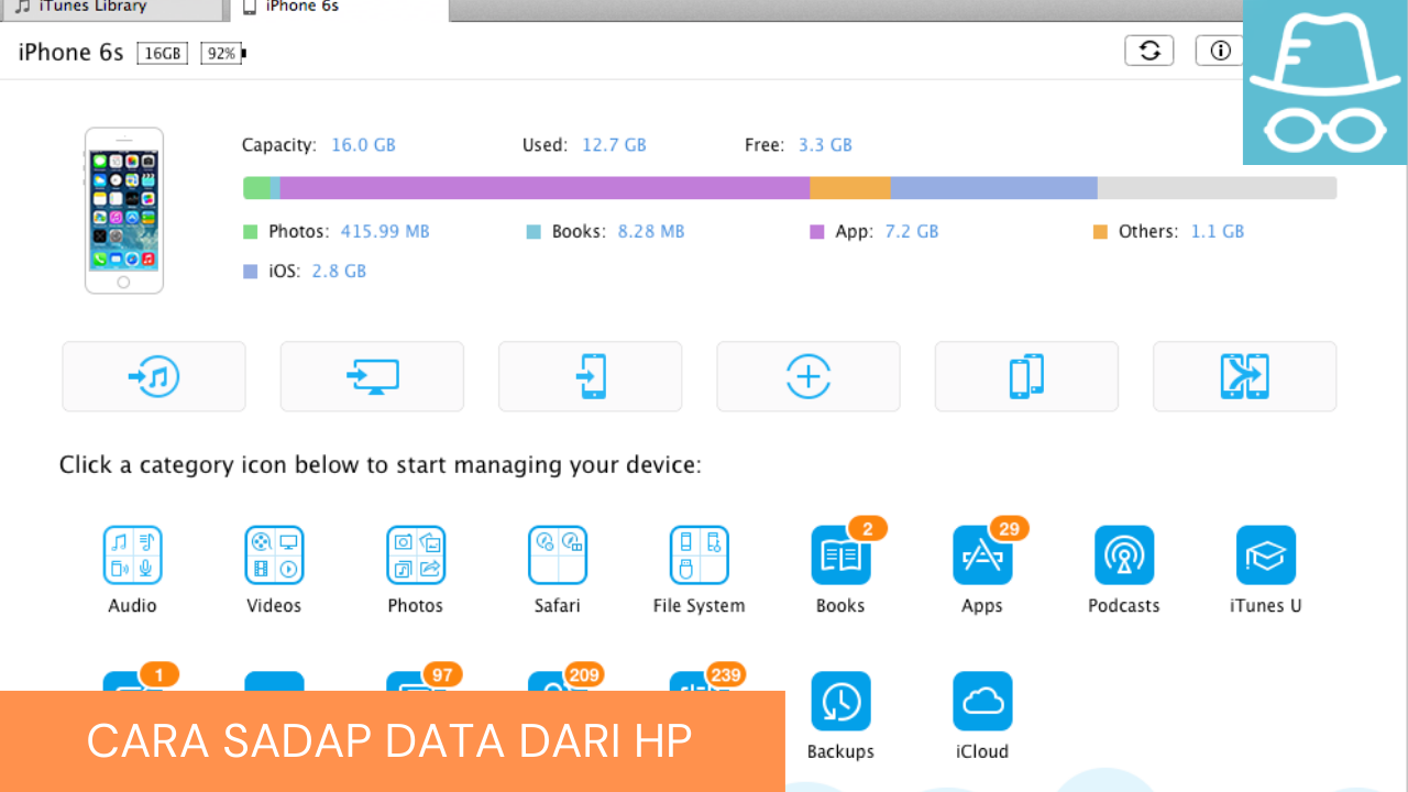 remote file manager hp jarak jauh