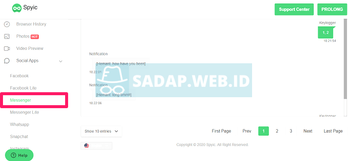 aplikasi sadap fb messenger
