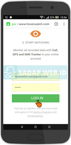 login aplikasi hoverwatch