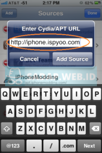 masukan url cydia