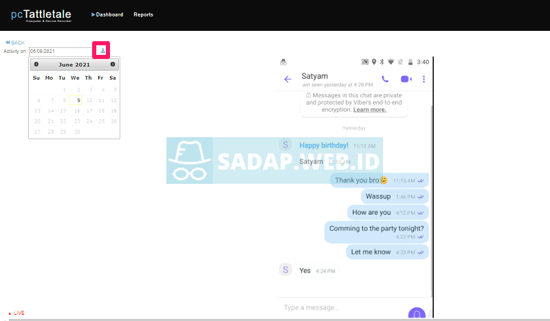 sadap sosial media
