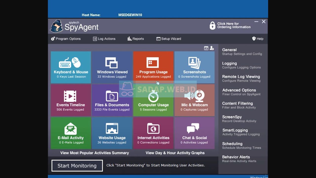 software spyagent keylogger