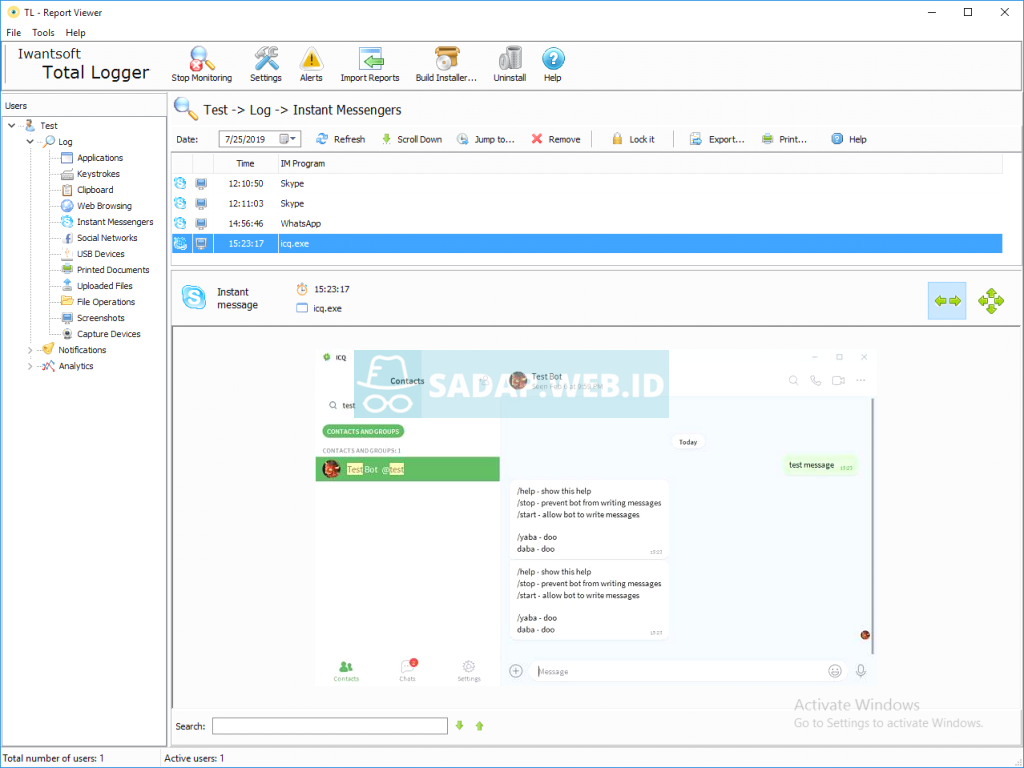 software total logger windows