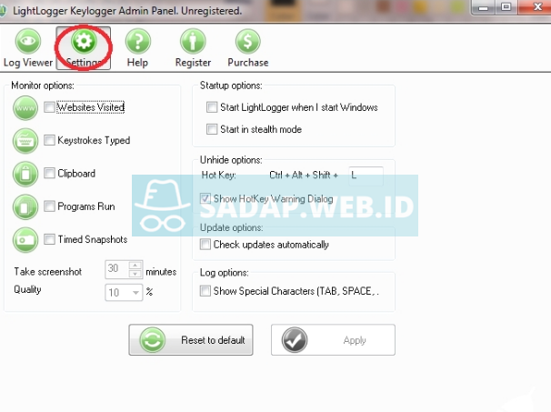 penyadap windows lightlogger