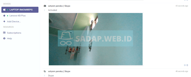 akses webcam jarak jauh