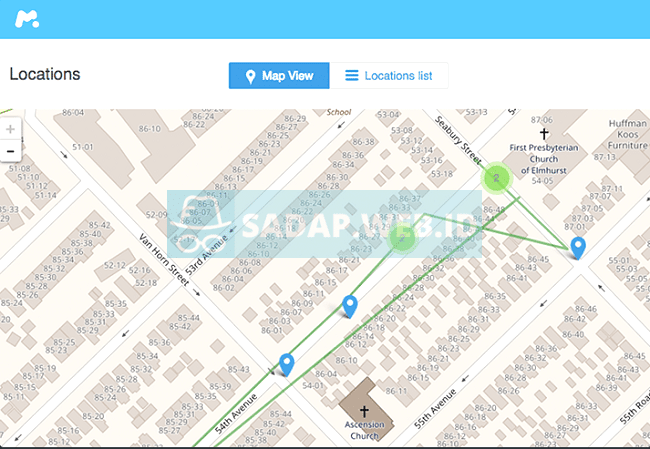 lacak lokasi android mspy