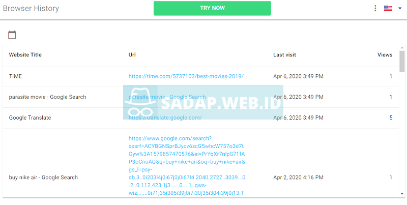 sadap browser iphone