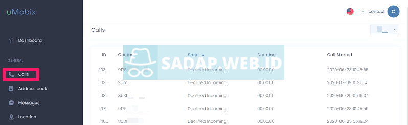 sadap panggilan telepon
