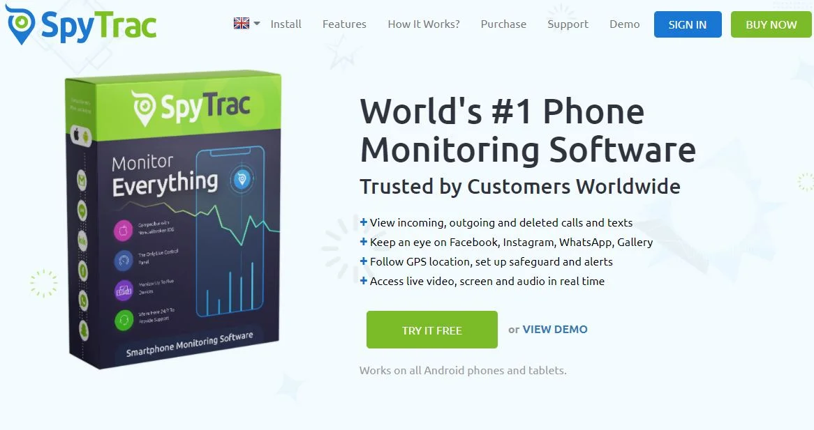 sadap android spytrac
