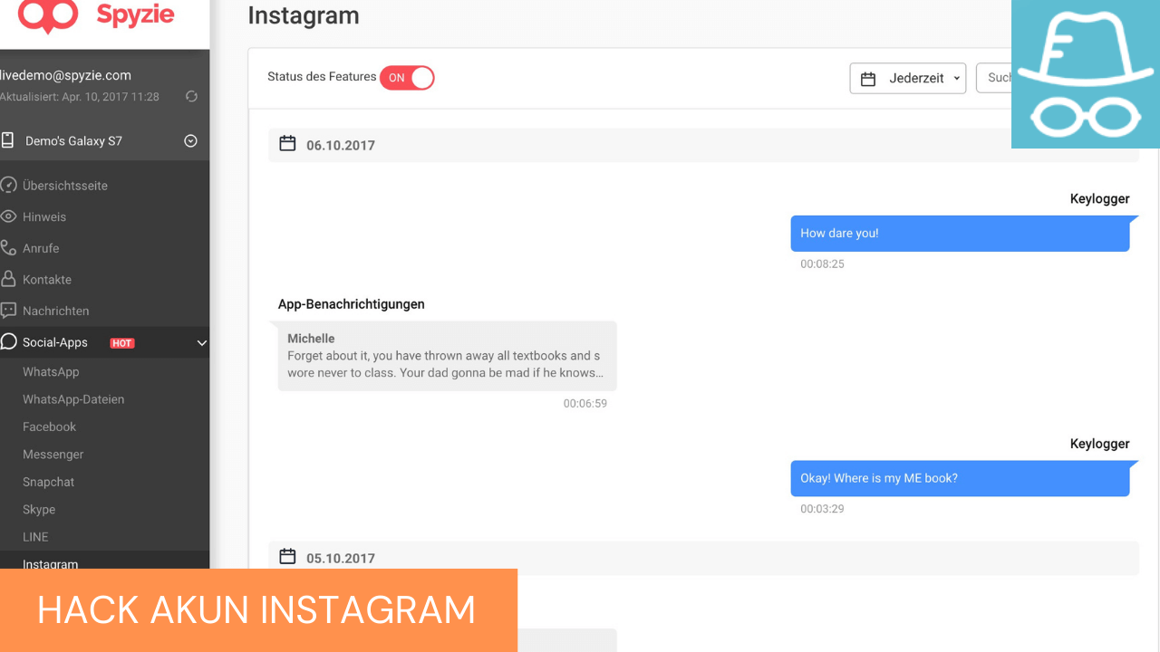 tutorial hack instagram