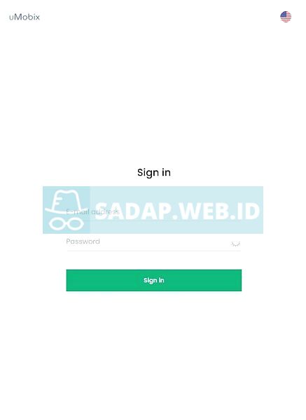 halaman masuk umobix