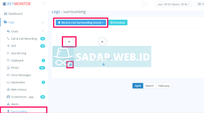 sadap android gratis