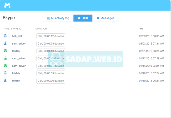aplikasi sadap skype
