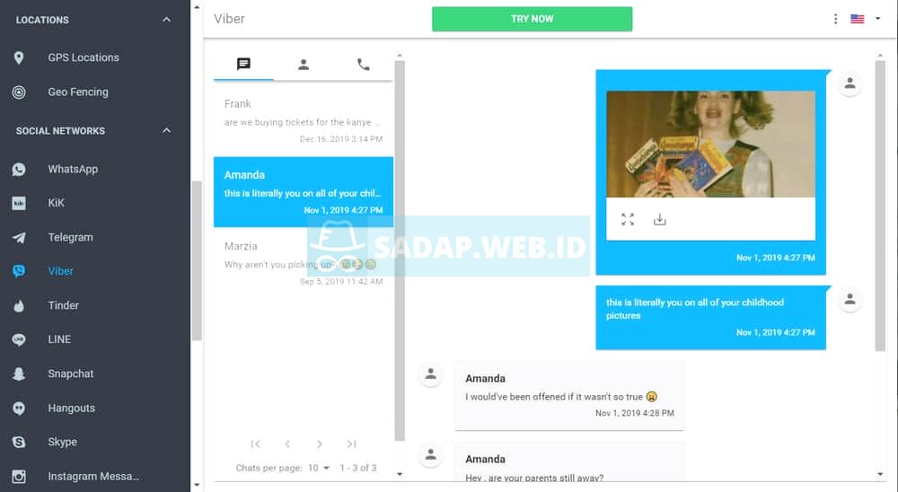 sadap chat viber